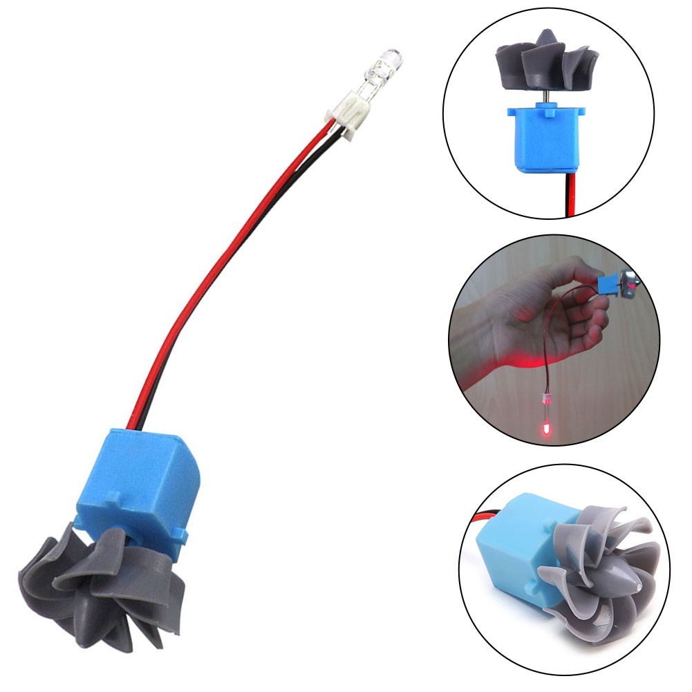 Miniature Wind Turbine and Water Generator for Sustainable Energy Learning
