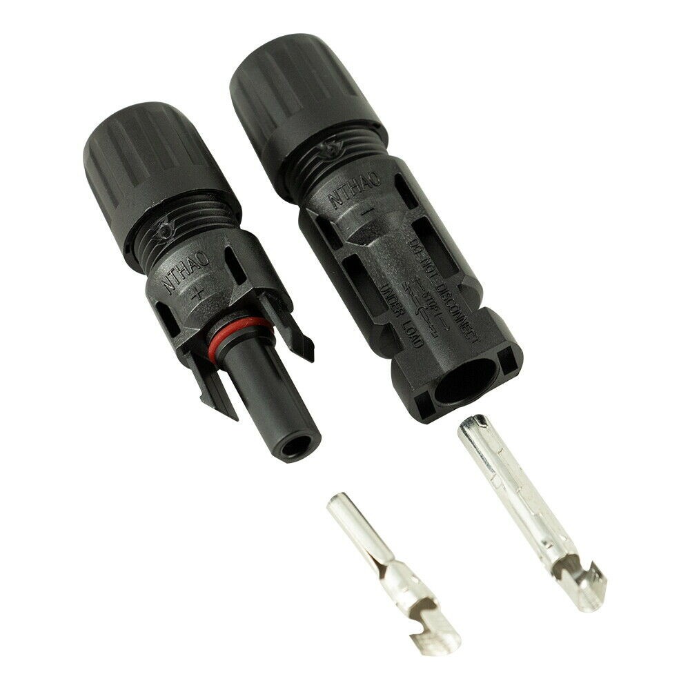 20Pcs Solar Cable Connectors 4mm-6mm 30Amp Waterproof Solar Panel Wire Joiners