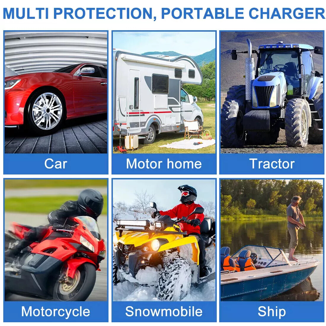 Portable Solar Panel Kit 100A 12V Battery Charger w/ Controller Caravan Boat RV