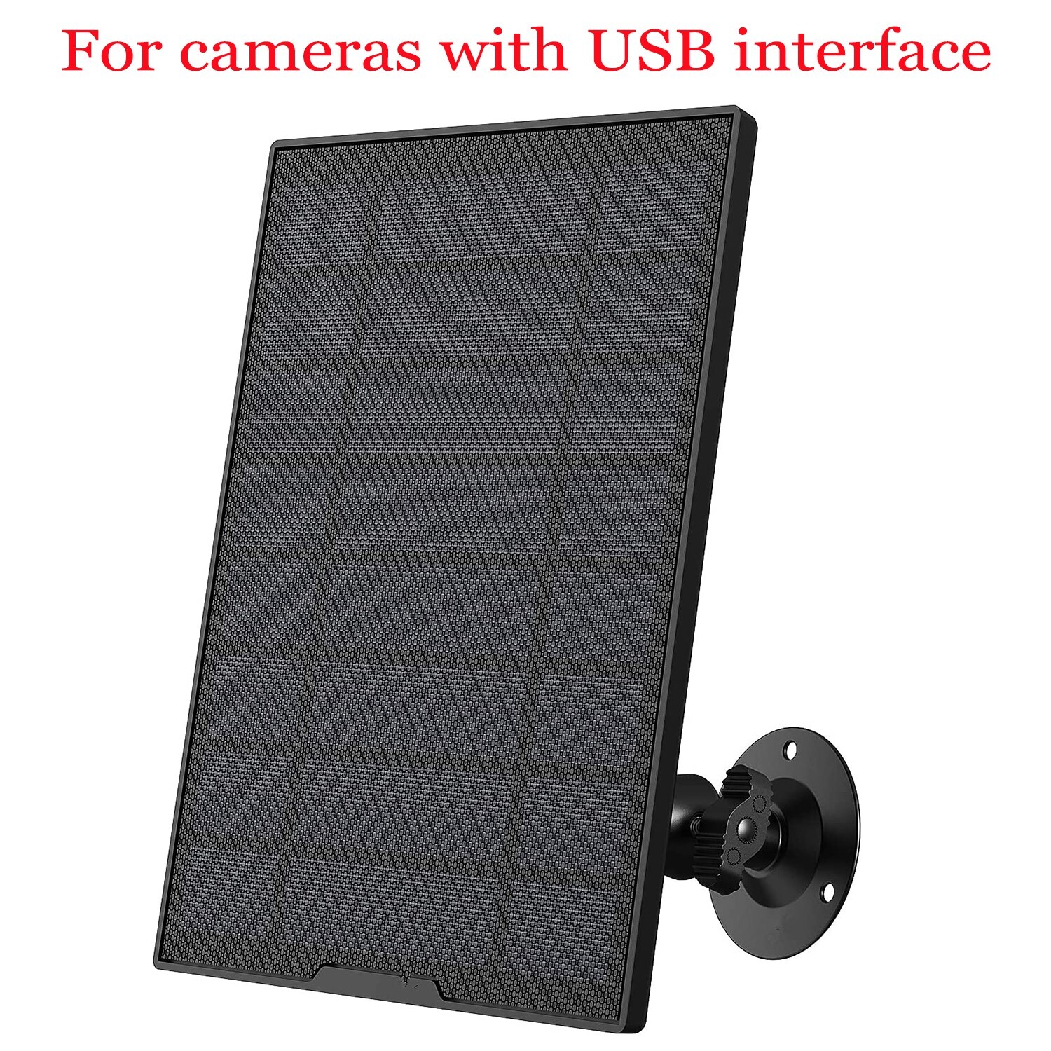 ieGeek USB Port Solar Panel for Security Camera Outdoor Charger for CCTV Camera