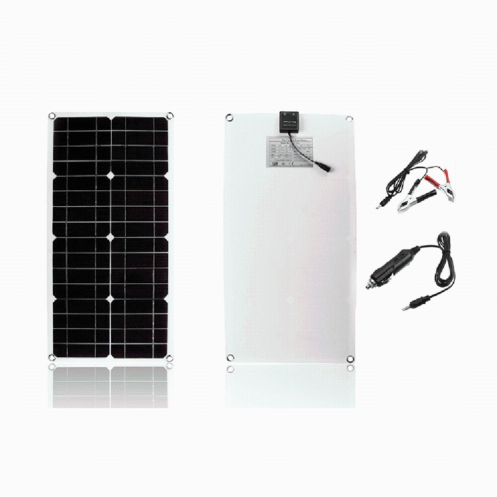 300 Watts Solar Panel Kit 50A 12V Portable Battery Charger Camping Caravan Boat