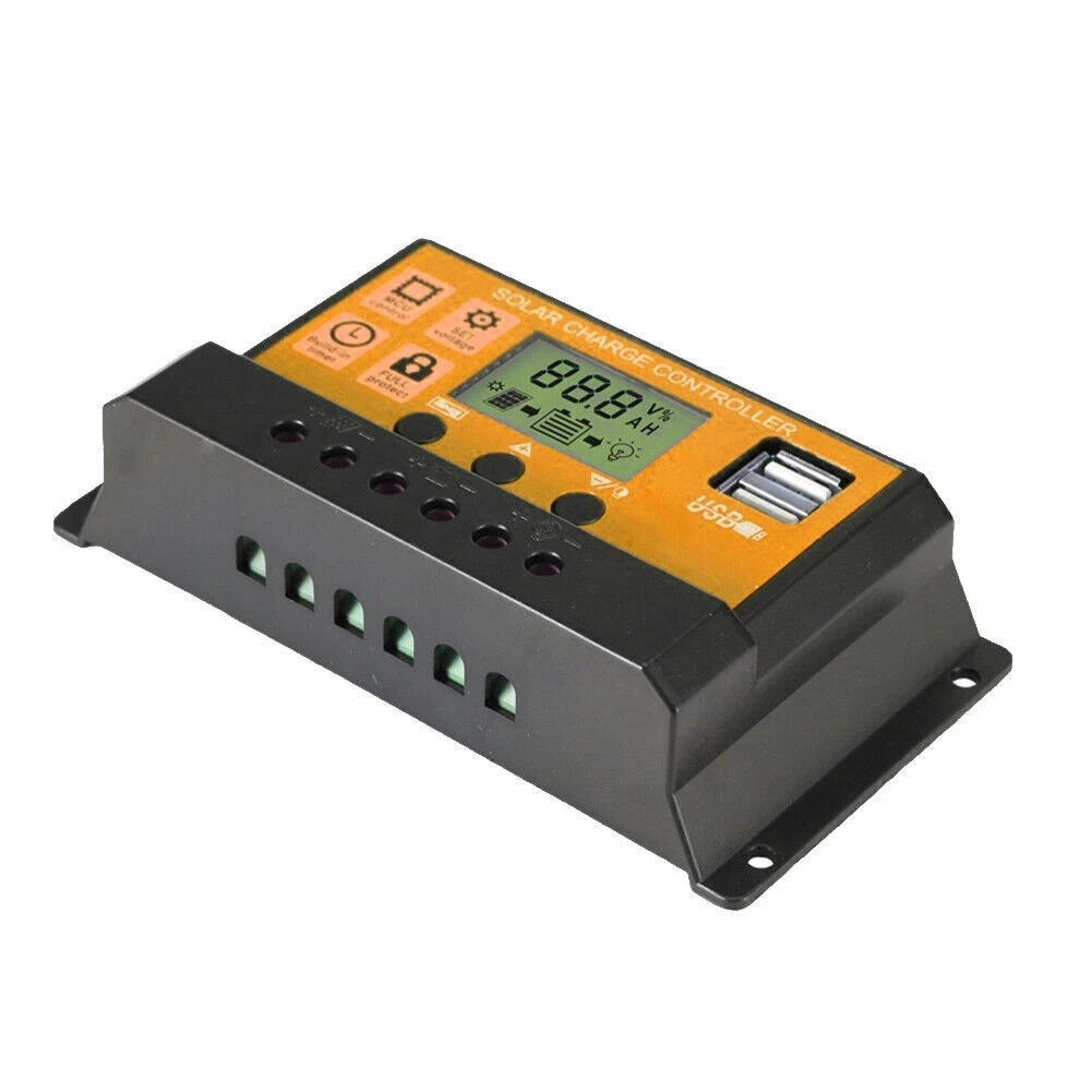 30-100A MPPT Solar Panel Regulator Charge Controller 12V/24V Auto Focus Tracking