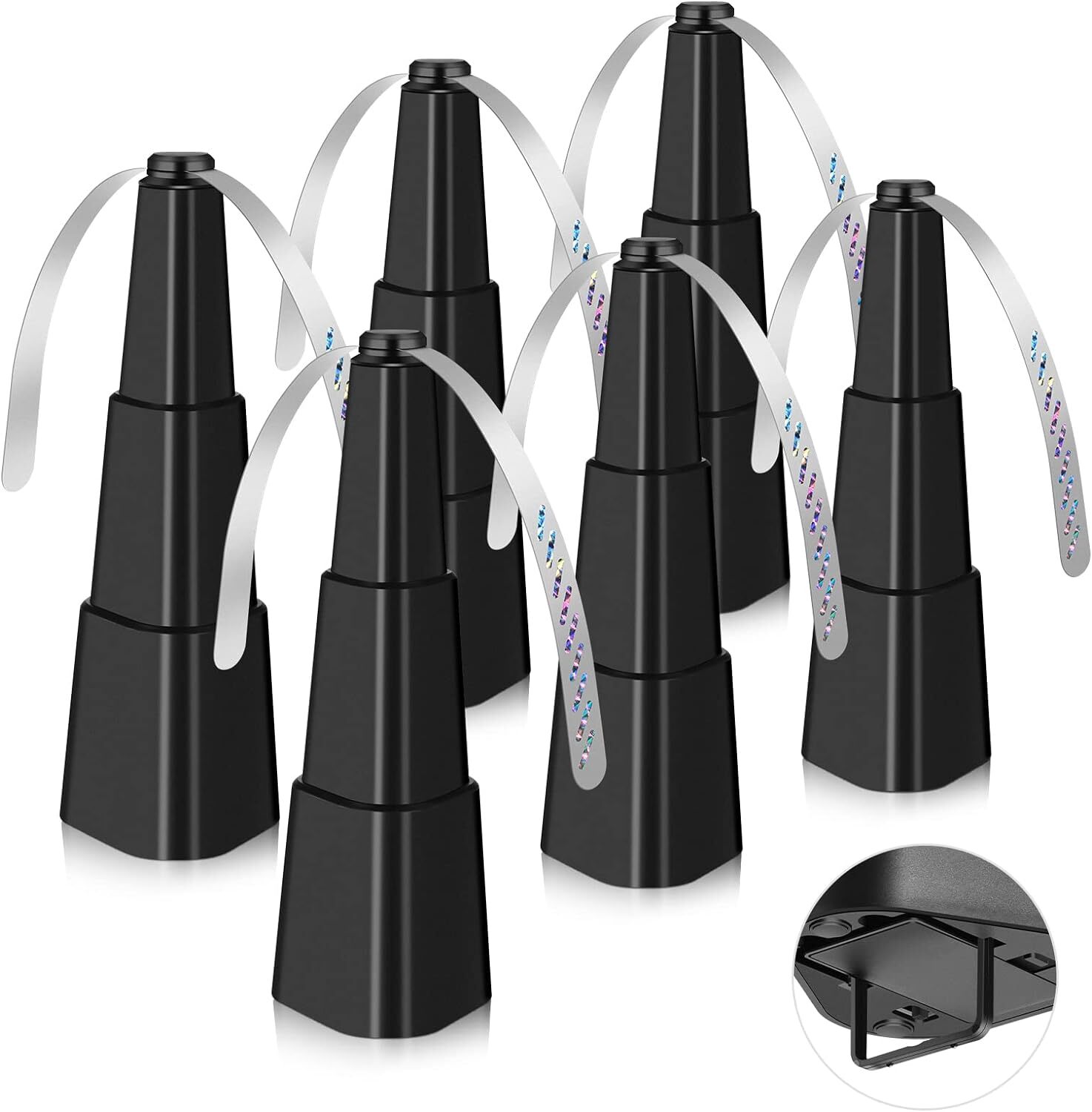 6 Pack Fly Repellent Fan for Indoor/Outdoor Food Fans to Keep Flies Away for BBQ