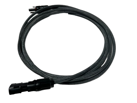 10 AWG Black or Red wires PC Solar Panel wire with 2 PV Connectors UL listed