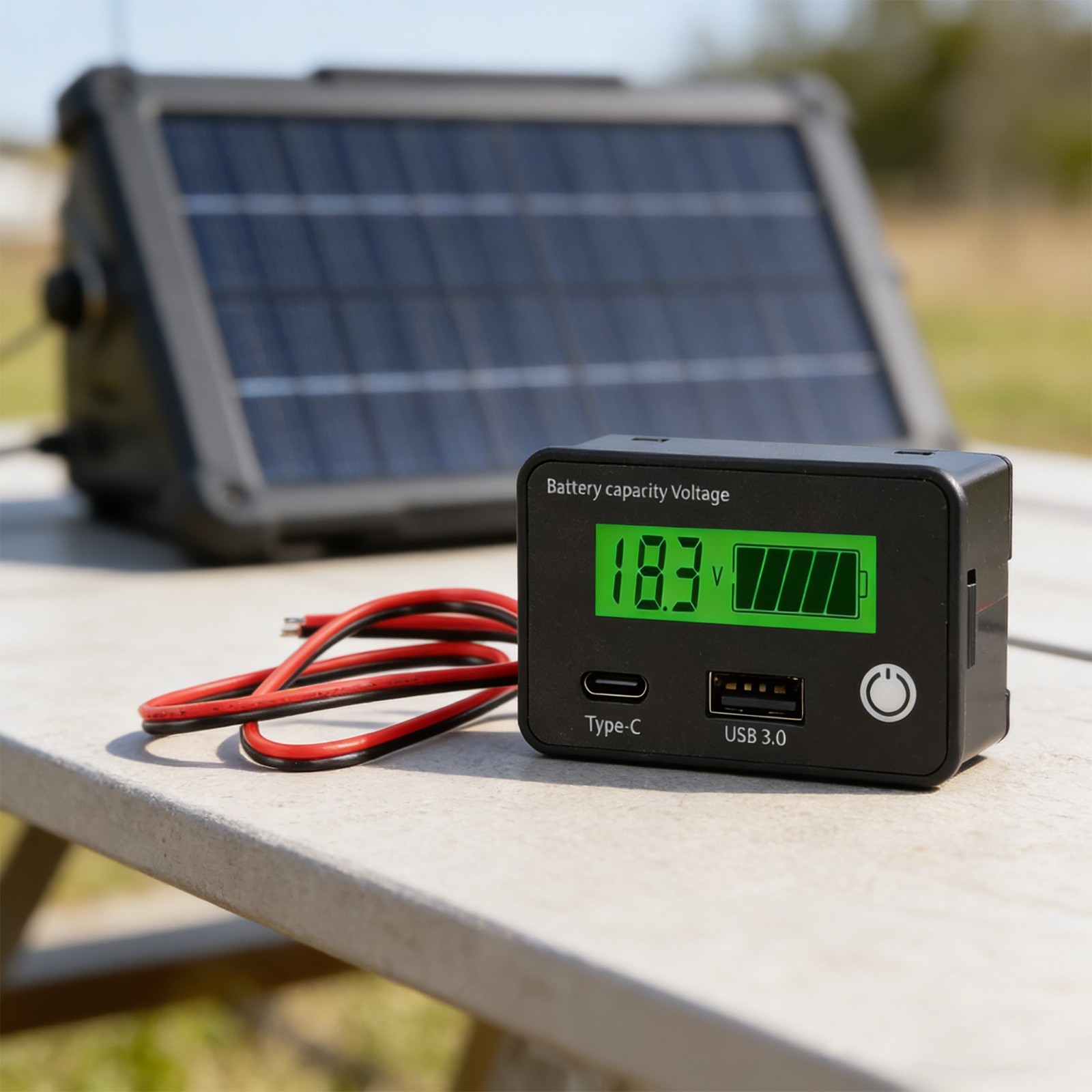 DC8 30V Voltage Battery Capacity Indicator for Car and Motorcycle Application