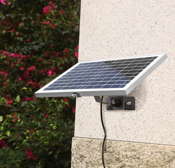 10W 12V Solar Battery Charger with MPPT Controller, Waterproof Panel Kit