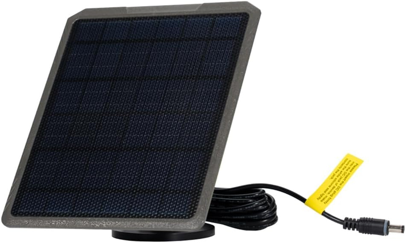 SP300 Solar Panel, 3.5W, 5.5X2.1Mm DC Plug, for Rechargeable Trail Cameras E6P,