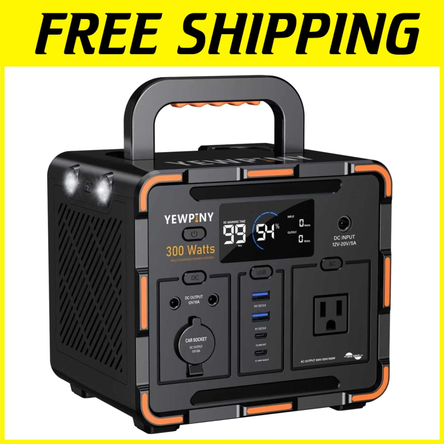Emergency Power Supply 300W Solar Generator