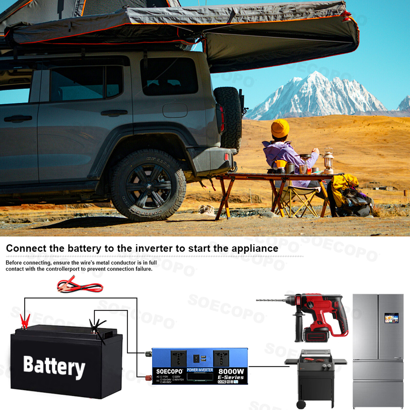 Solar Full 8000w 110/220V Inverter 300W Solar Panel Home 100A Controller System