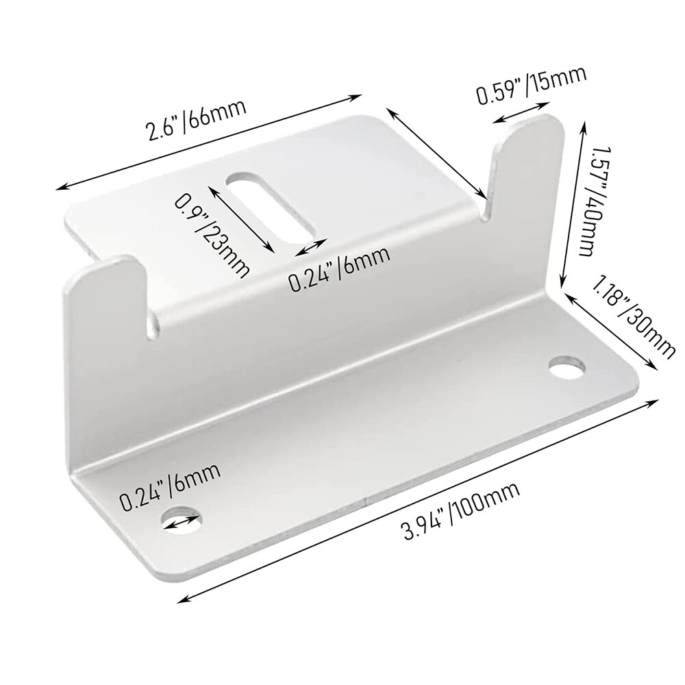 SOLAR Solar Panel Mounting Hardware Z Brackets for RV Roof Boat Set of 16 Units