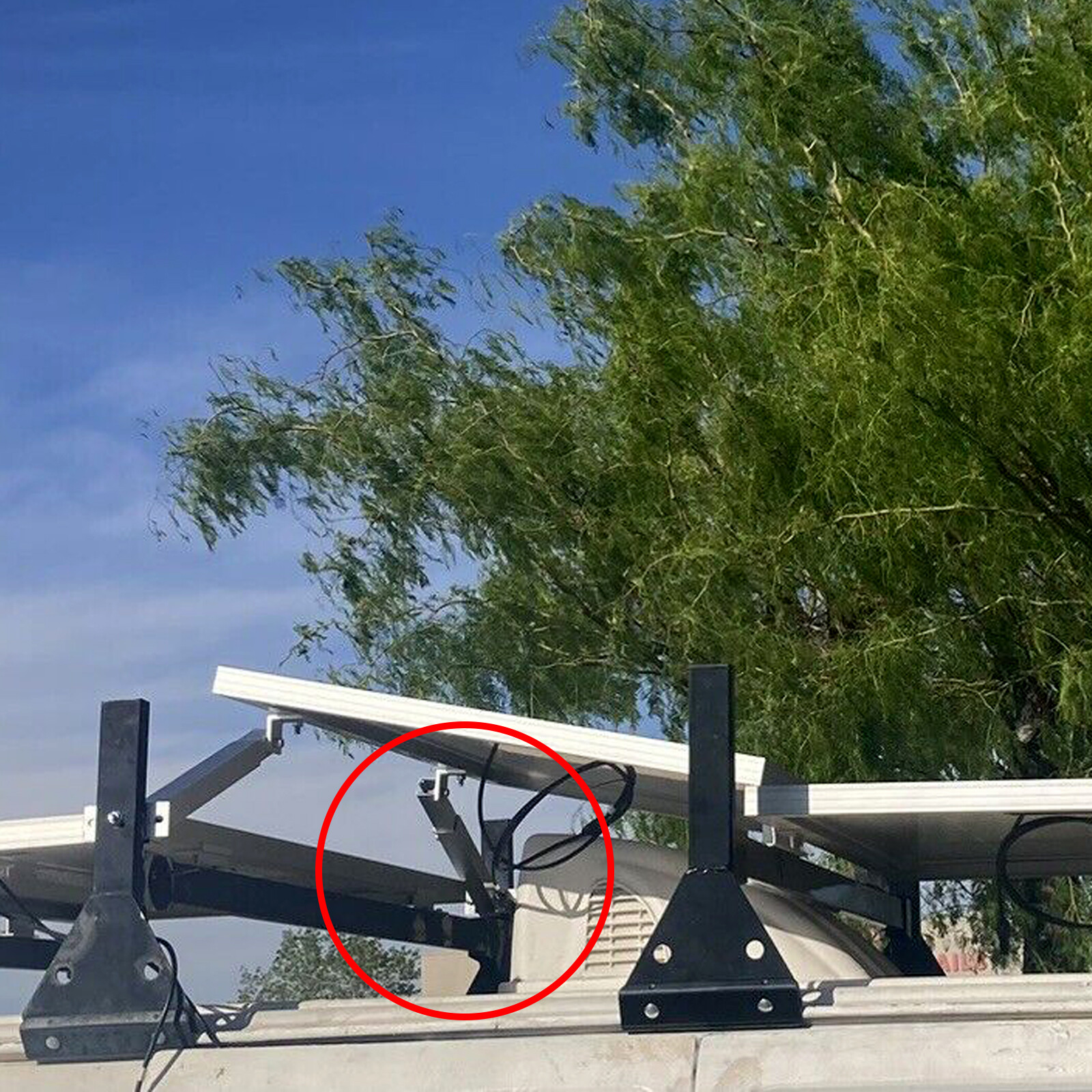Adjustable Solar Panel Mount Brackets For RV Roof Boat Shed Any Flat Surface