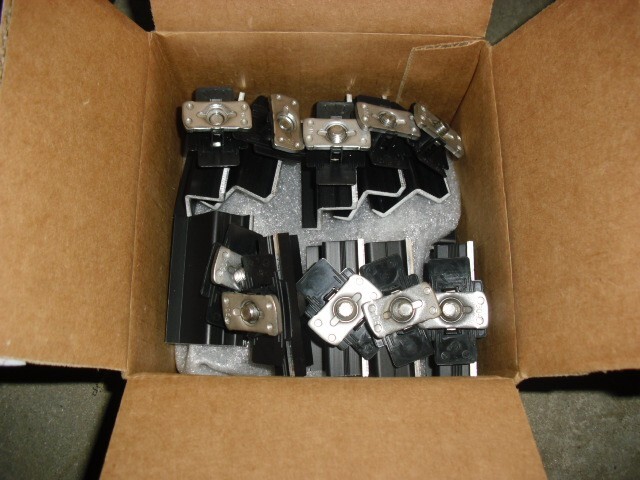 Box of 20 Solar K2 SYSTEMS 4005347 CROSSRAIL EC DARK AL 30-31MM End Clamps