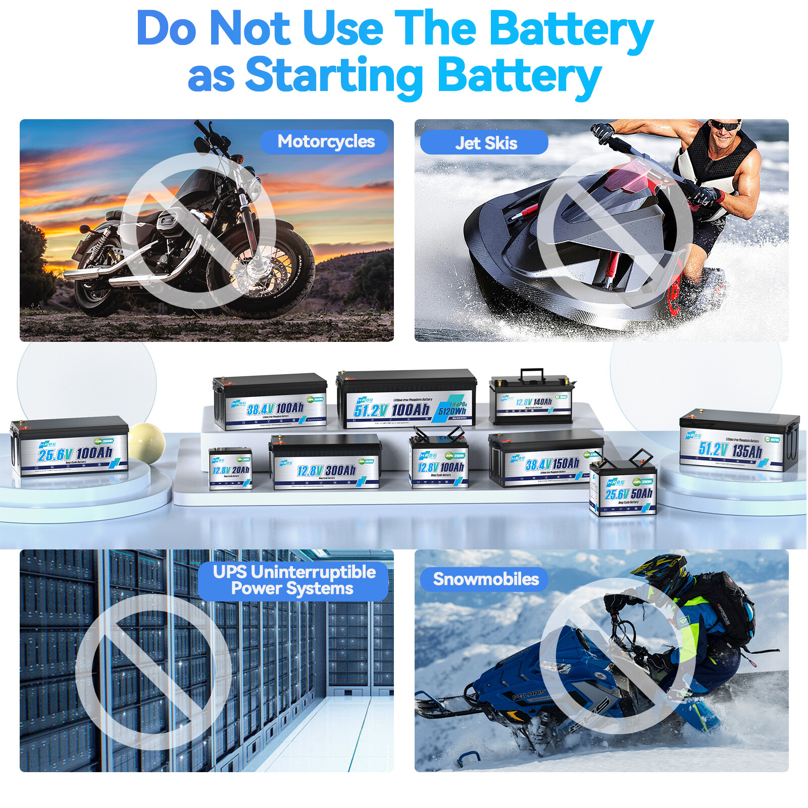 12V 24V 100Ah 200Ah 300Ah LiFePO4 Lithium Batterie BMS Bluetooth for Solar RV