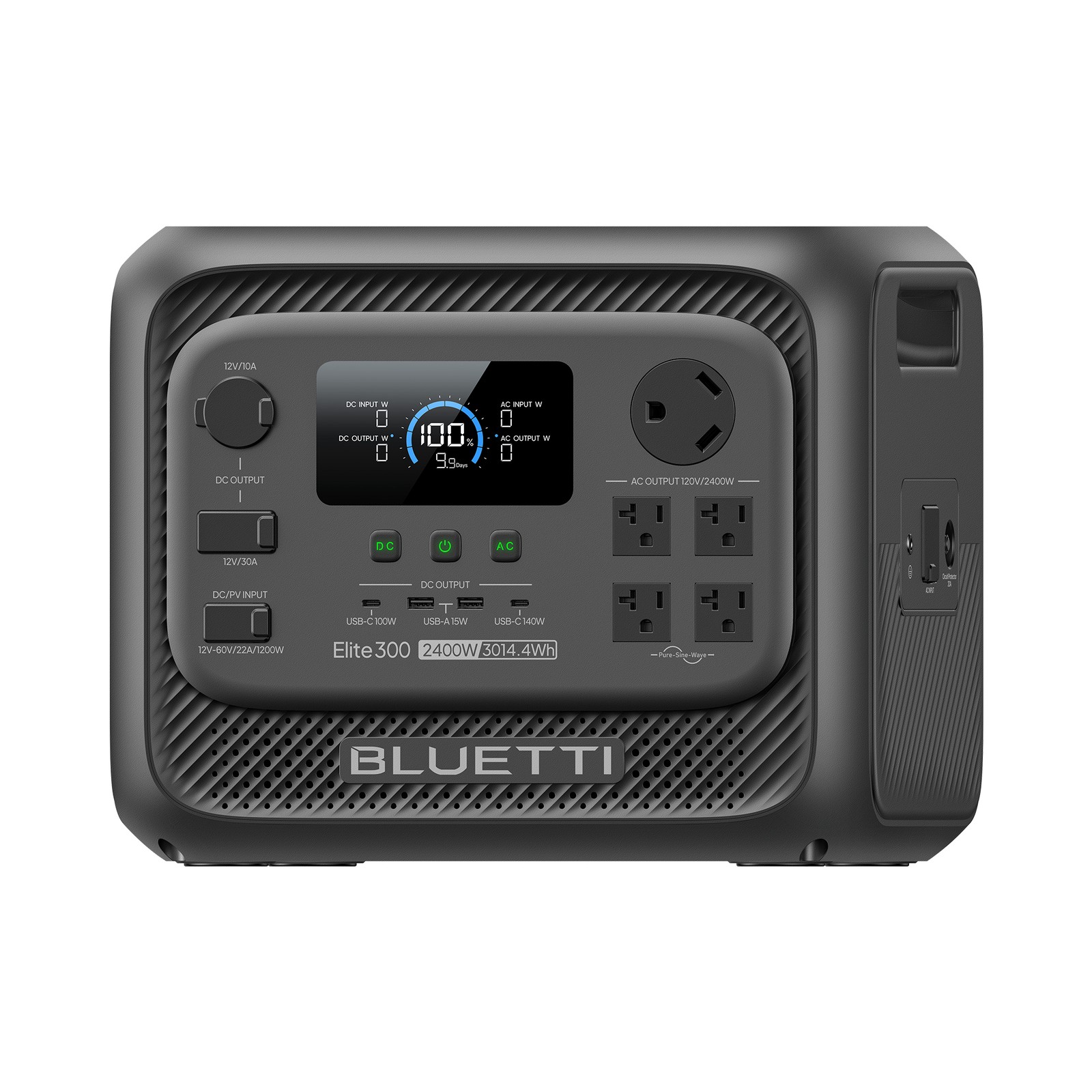 BLUETTI Elite 300 2400W 3014.4Wh Portable Power Station+350W Solar Panel for RVs