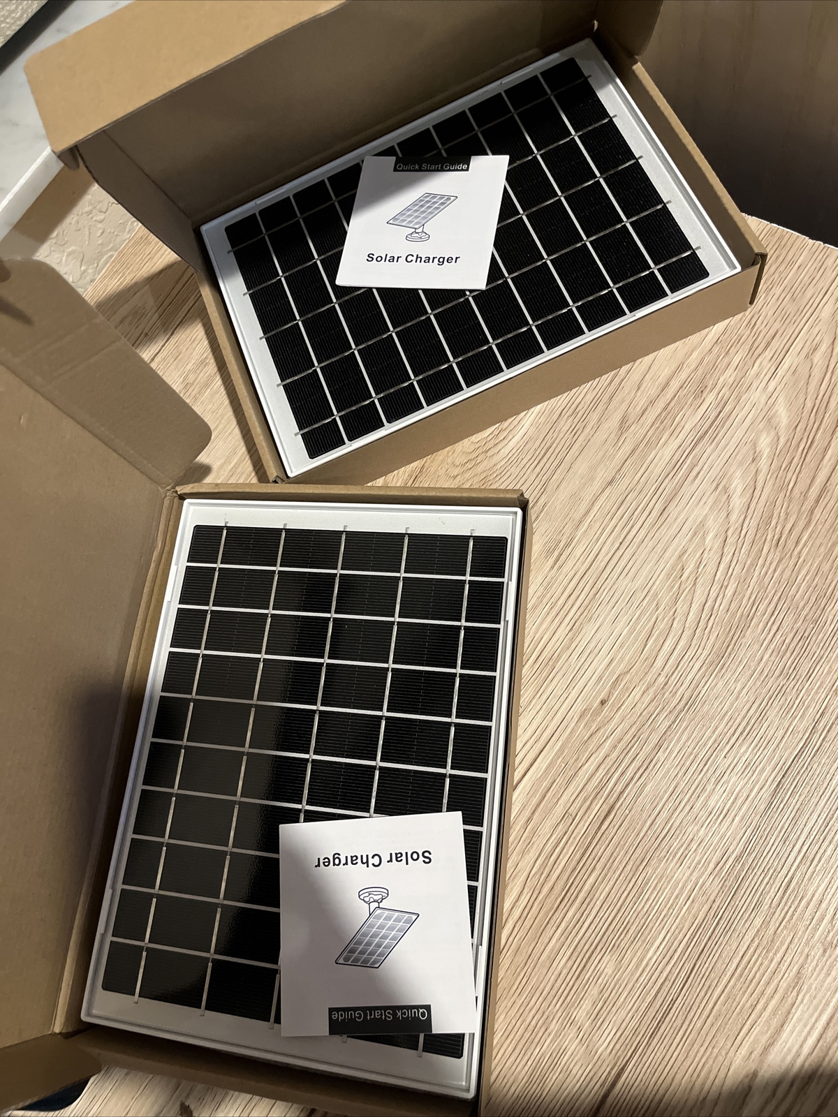 2 Pack Compatible with door bell Camera Solar Panels Cameras NOT included NEW