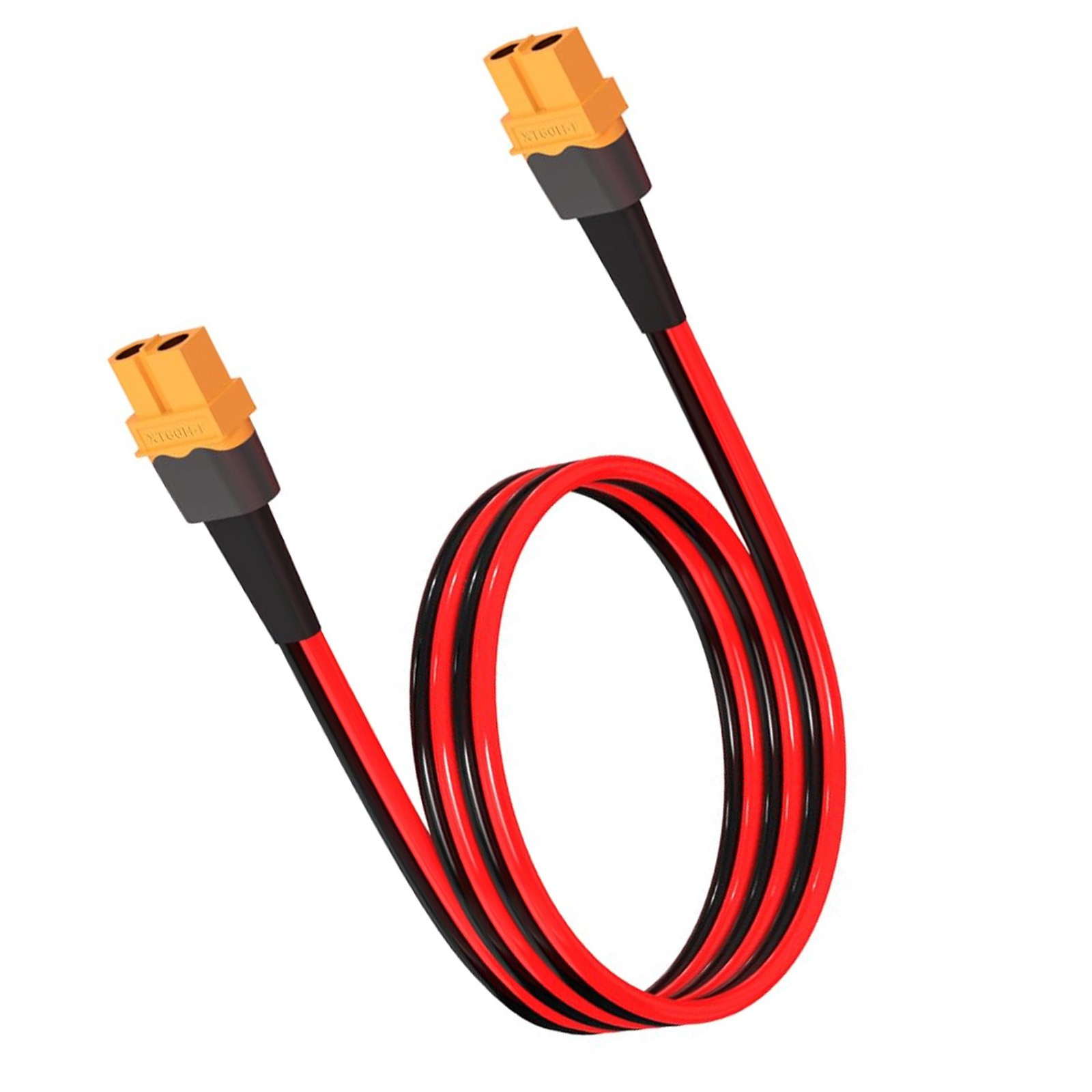 10 AWG XT60 to XT60 Female to Male Connector Solar Extension Charging Cable 1M