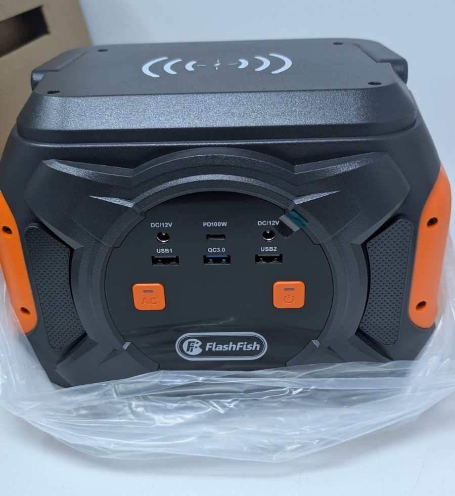 FLASHFISH 320W Portable Power Station, 292Wh 80000mAh Solar Generator with AC/DC