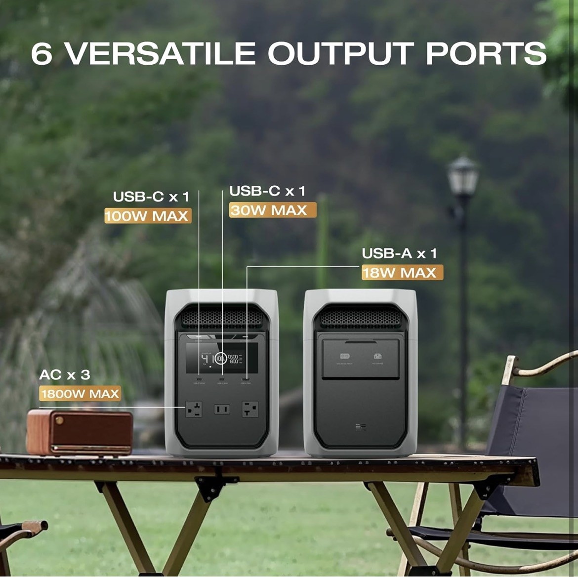 EcoFlow 1024Wh DELTA 3 Classic Portable Power Station with 220W Solar Panel