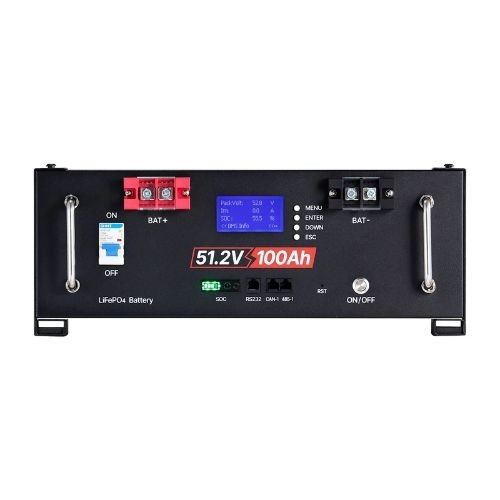 48V 200Ah and 51.2V Server Rack LiFePO4 Lithium Battery Pack (2�100Ah) Bluetooth