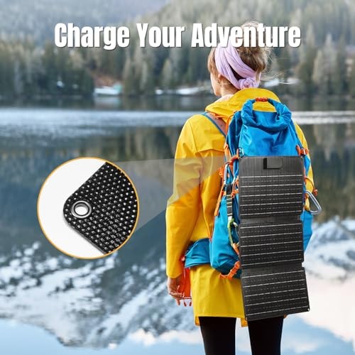 SP30 30W Solar Panel, Foldable Portable Solar Charger, QC3.0 USB Port/Type
