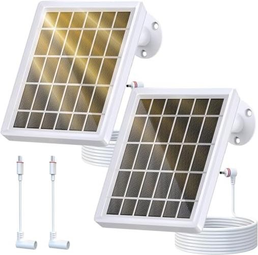 Solar Panel Charger for Ring Camera，Spotlight Cam Plus/Pro and Stick Up Cam