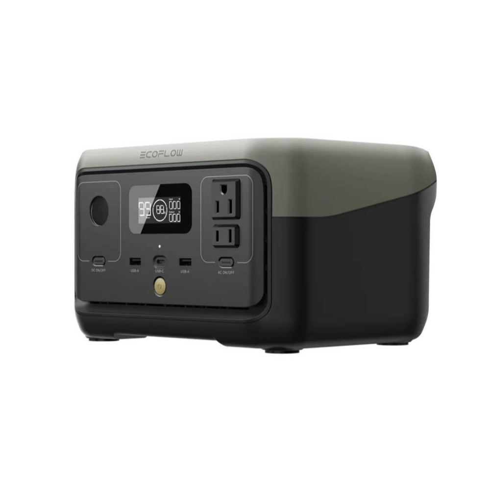 EcoFlow RIVER 2 256Wh 300W Portable Power Station 110-Watt Solar Panel