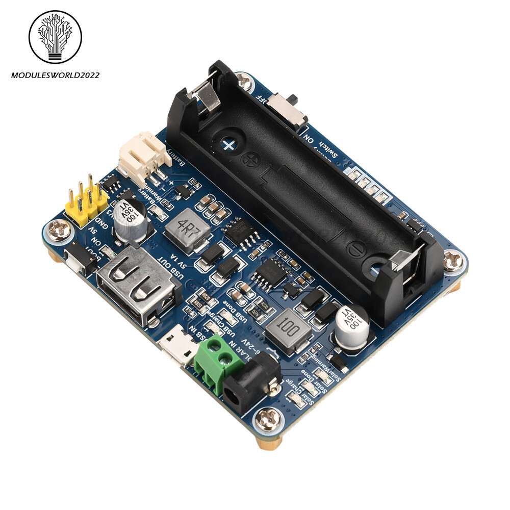 Power Manager Module for 6V~24V Solar Panel Support MPPT USB Battery Charging