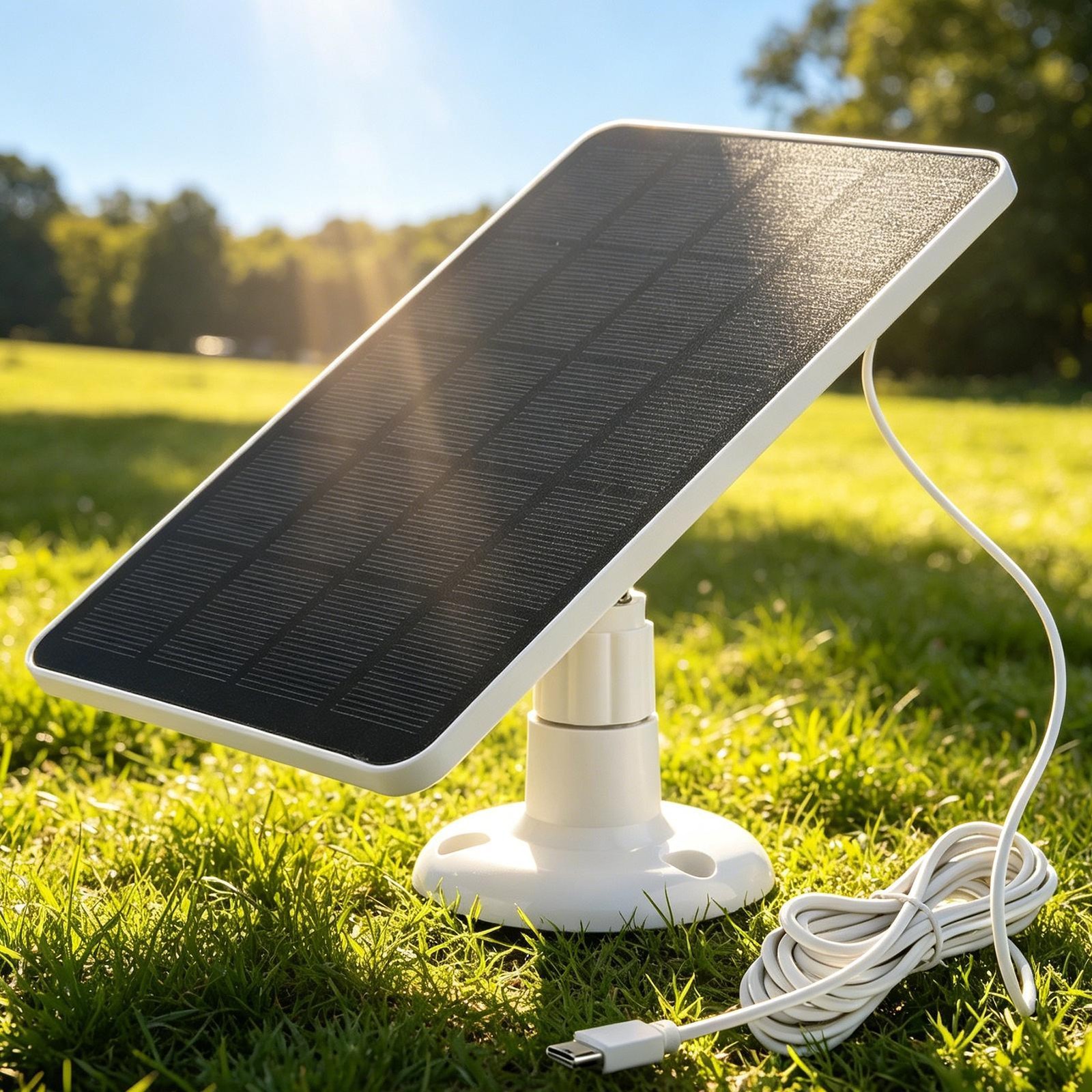 10W 6V Type-C Solar Panel Camera Outdoor Charger Security Camera Home