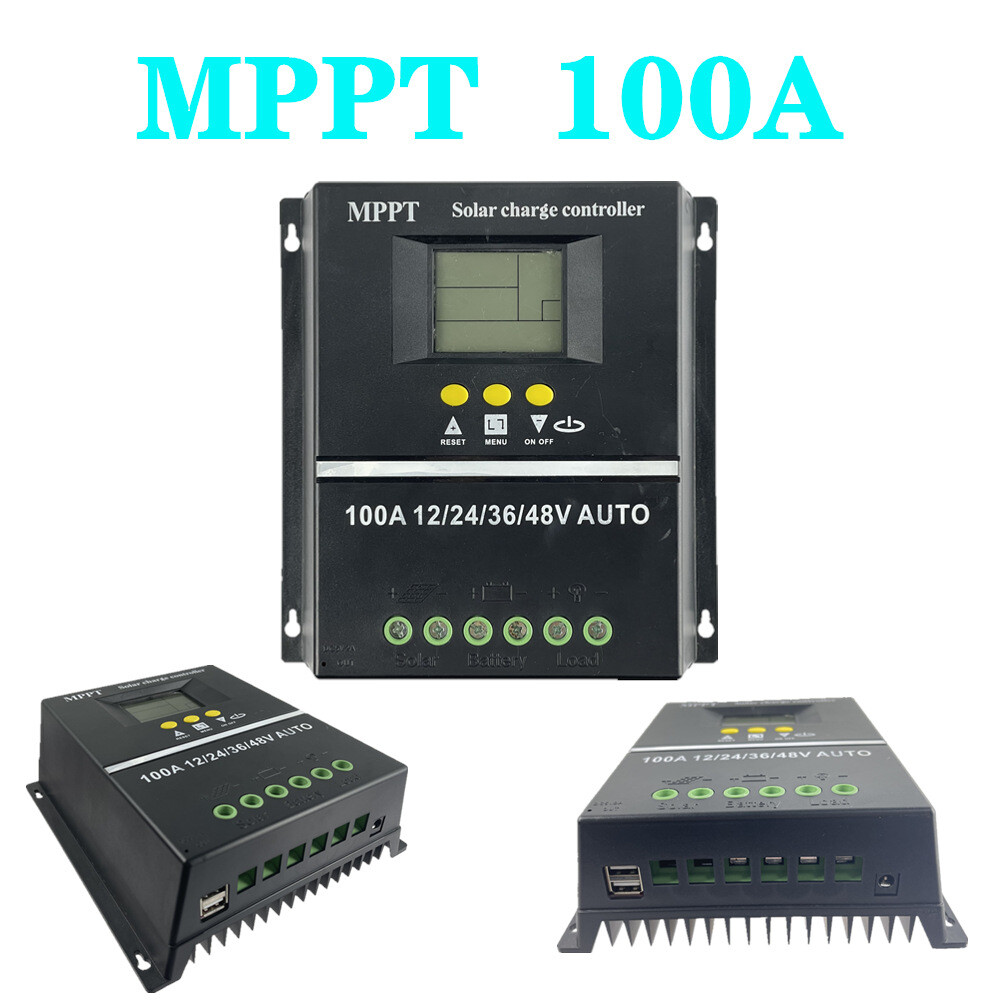 60A 80A 100A Solar Panel Charge Controller MPPT 12V 24V 36V 48V Auto Regulator