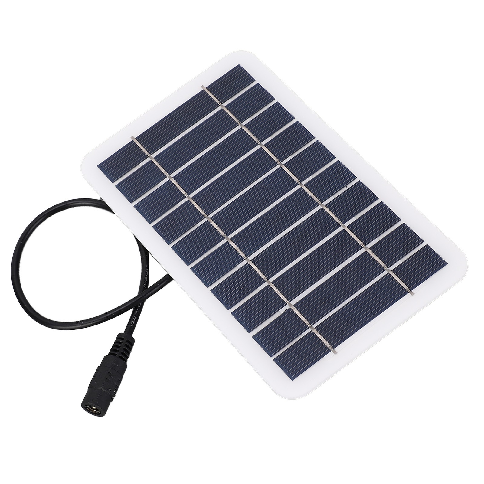 2W 5V Small Solar Panel Monocrystalline DC5521 Output Waterproof Dustproof PFWM