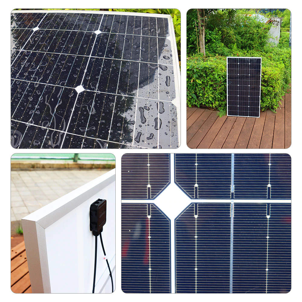 450W Solar panel kit home Battery Charger Controller Aluminum frame power system