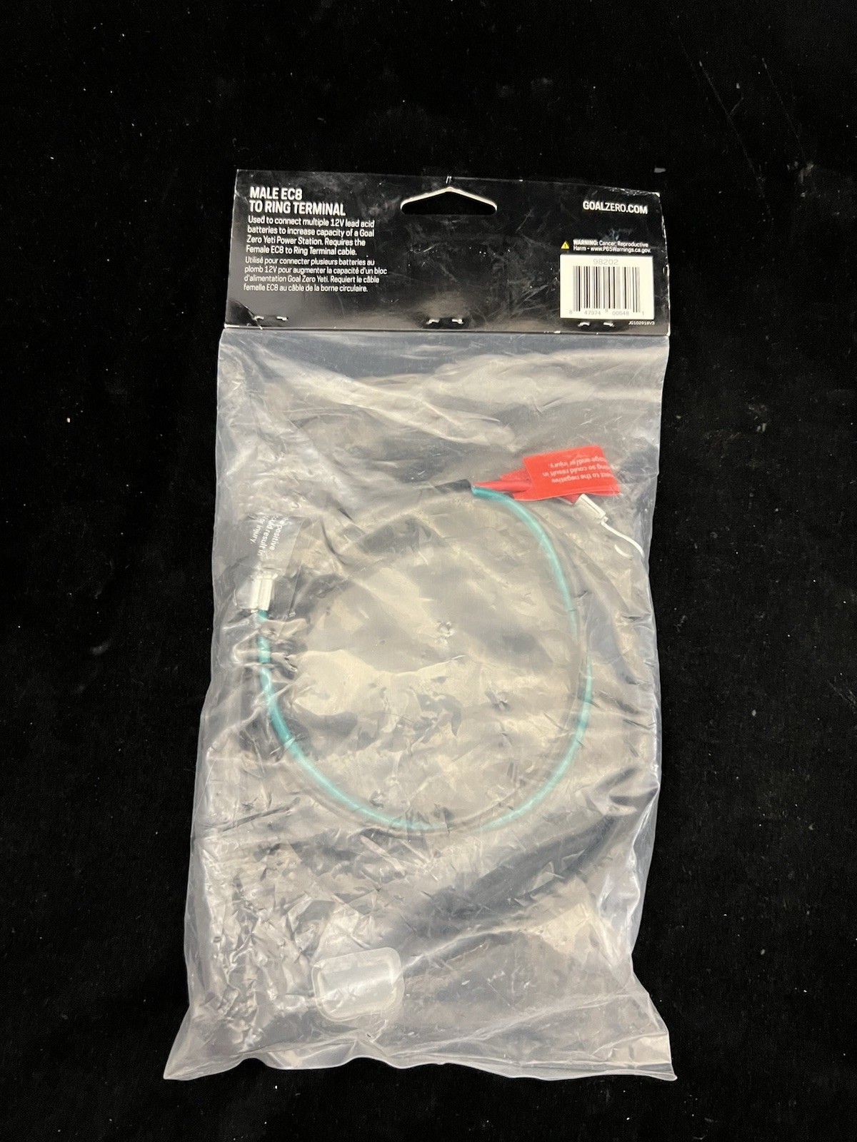 Goal Zero Male EC8 to Ring Terminal