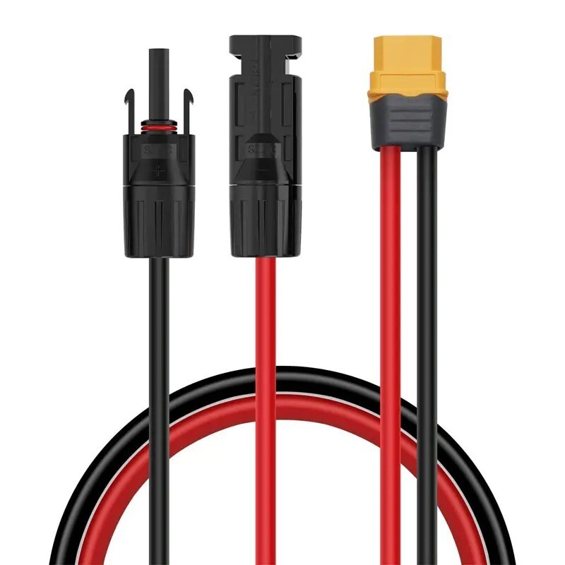 Solar Panel Connector to XT60 Solar Charging Cable for ALLPOWERS R600 R1500