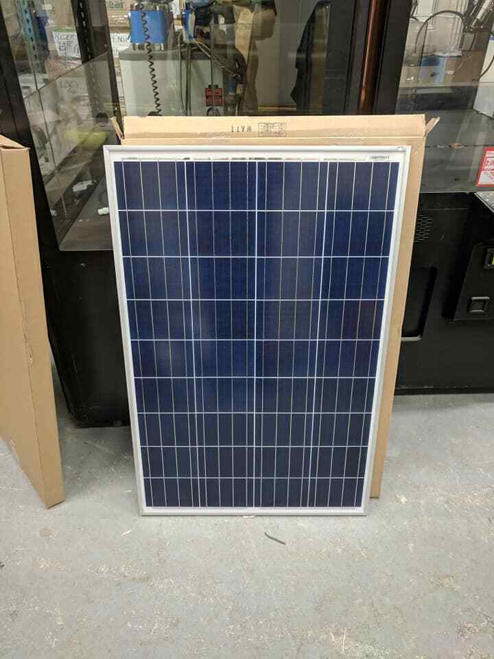 Coleman 100 Watt 12 Volt Solar Panel Crystalline Battery Charger Free Shipping