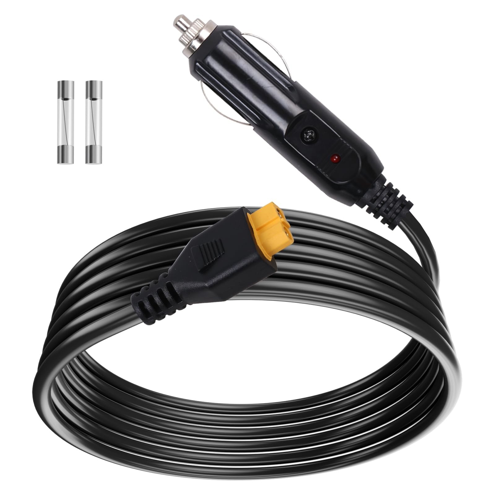 Portable12V/24V car Charger Suitable for Ecoflow Delta/River Bluetti EB55 Anker