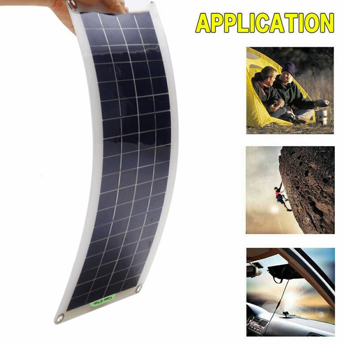 30W Solar Panel Kit 12V Battery Charger 10A-60A Controller Camping RV Marine