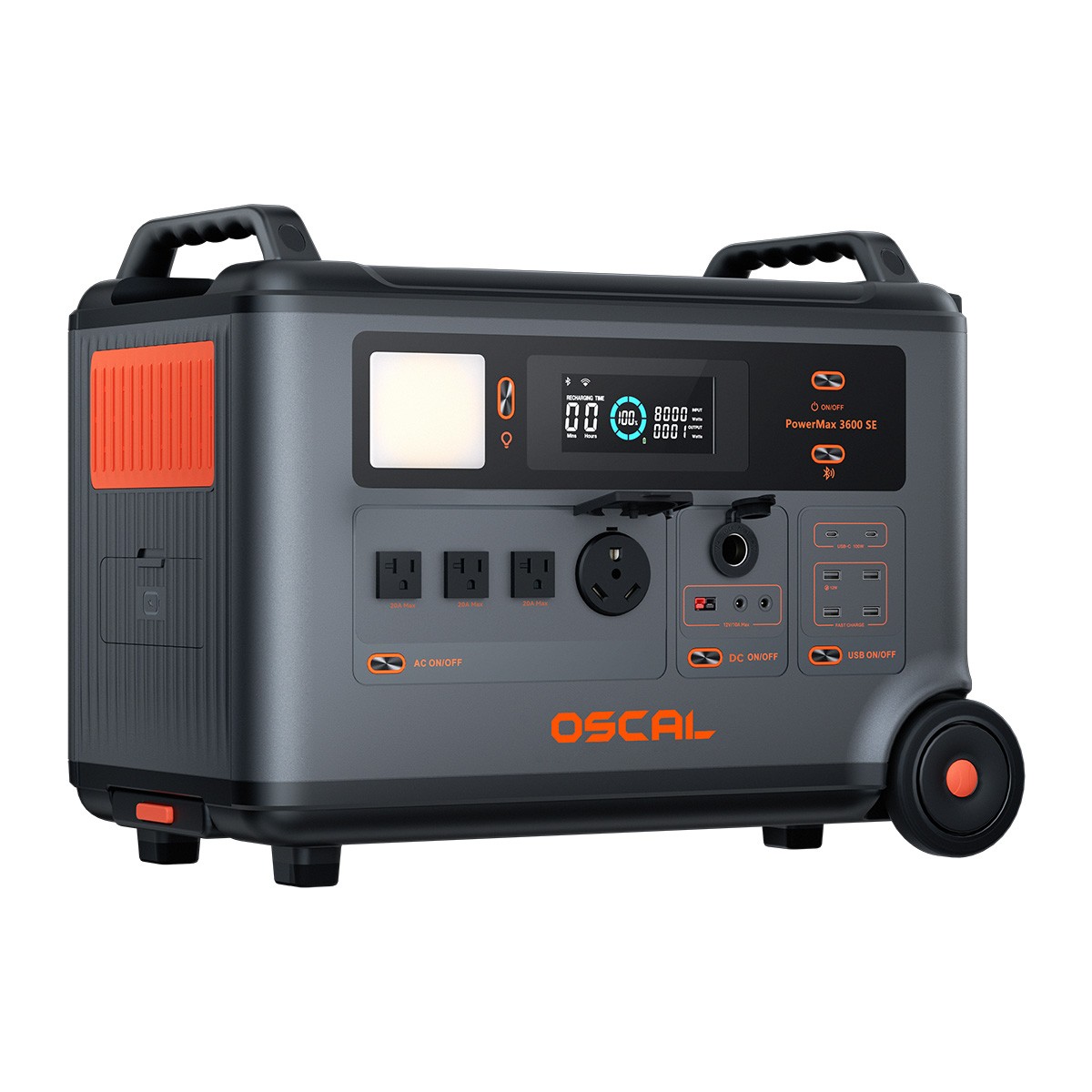 Blackview OSCAL PowerMax 3600 SE Portable Power Station 3600Wh +200W Solar Panel