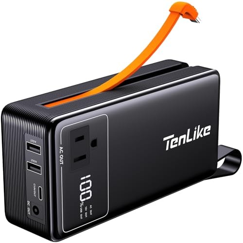 99.9Wh Portable Power Station AC Outlet 60W Type C Emergency