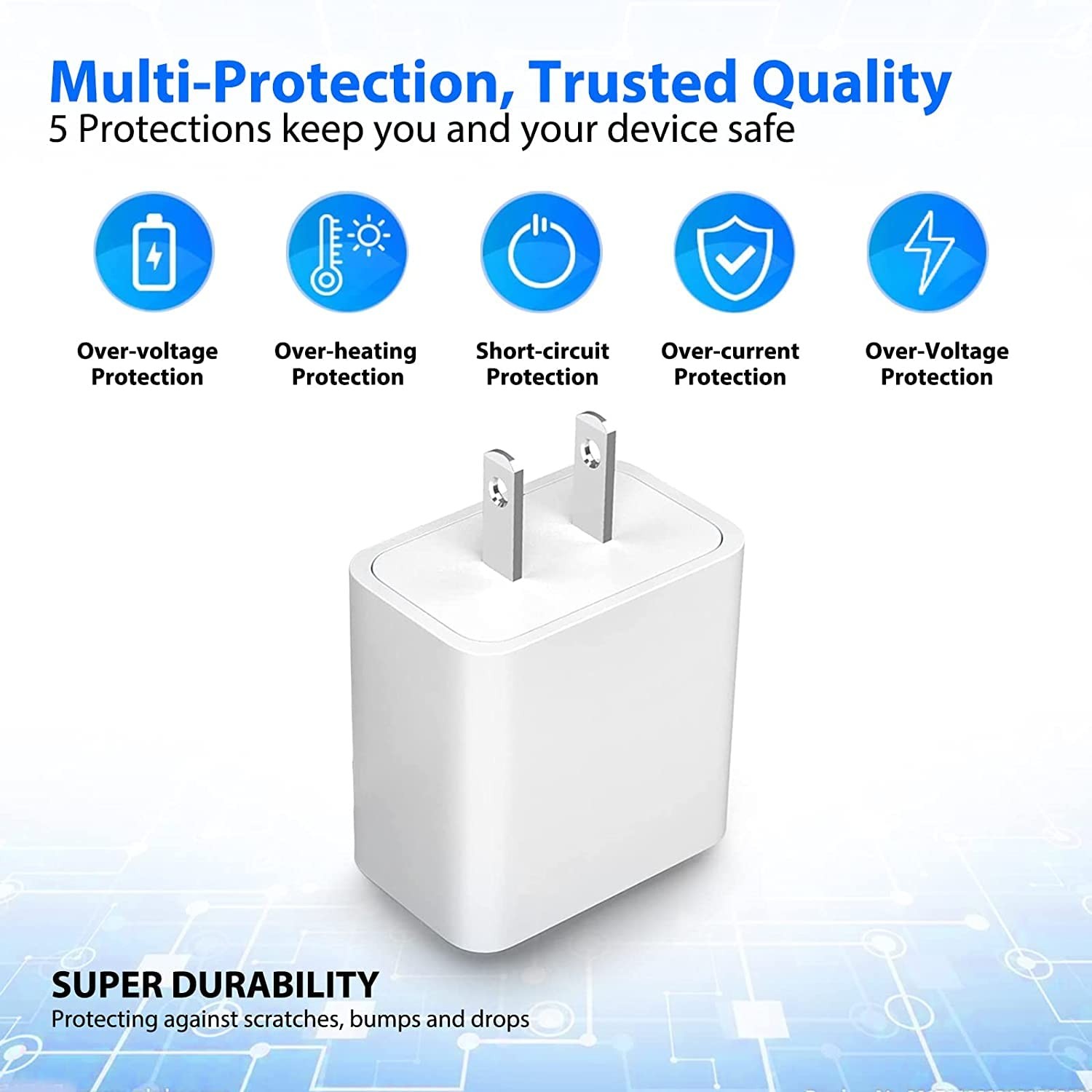 10ft Power Adapter Wall Charger for SimpliSafe Indoor Camera, Blink Mini Camera,