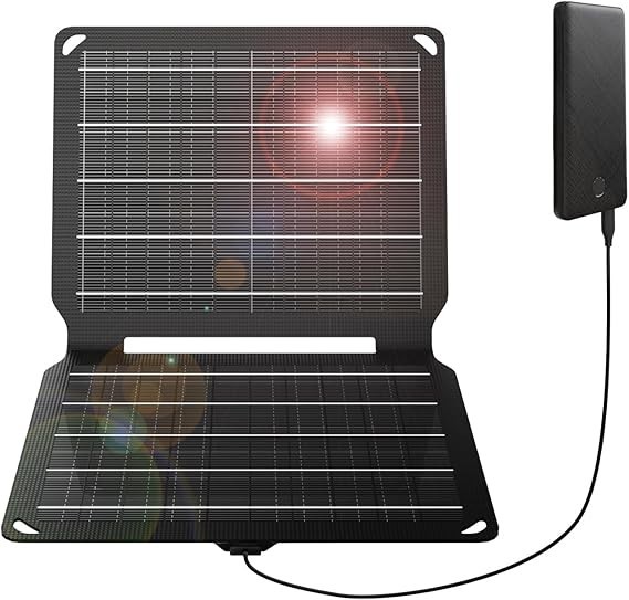 FlexSolar E10 10W Portable Solar Panel USB-A Charger for Hiking Camping Open Box