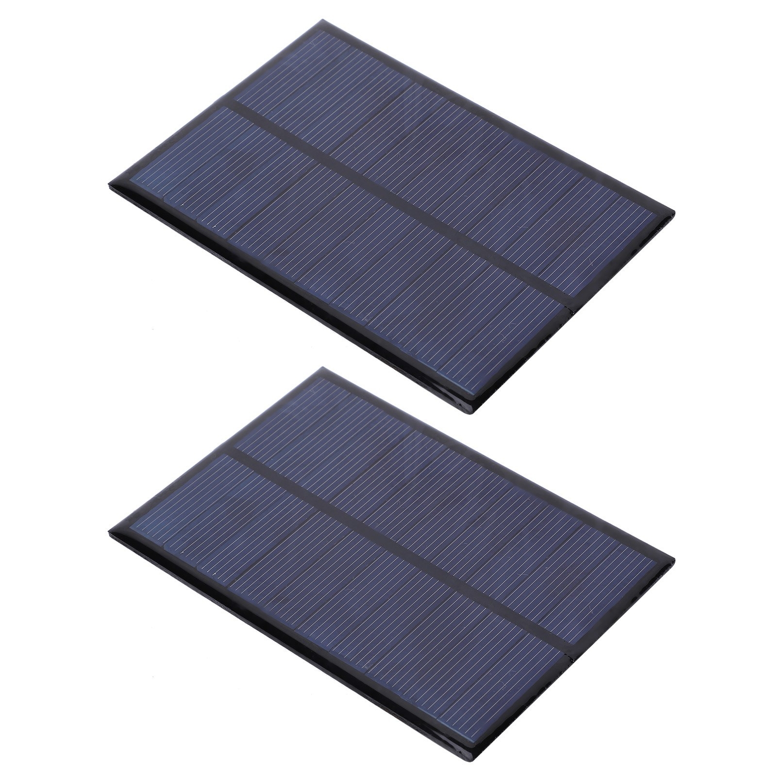2Pcs Solar Panel Epoxy Power Module Battery Polysilicon Supplies 5V 500MA