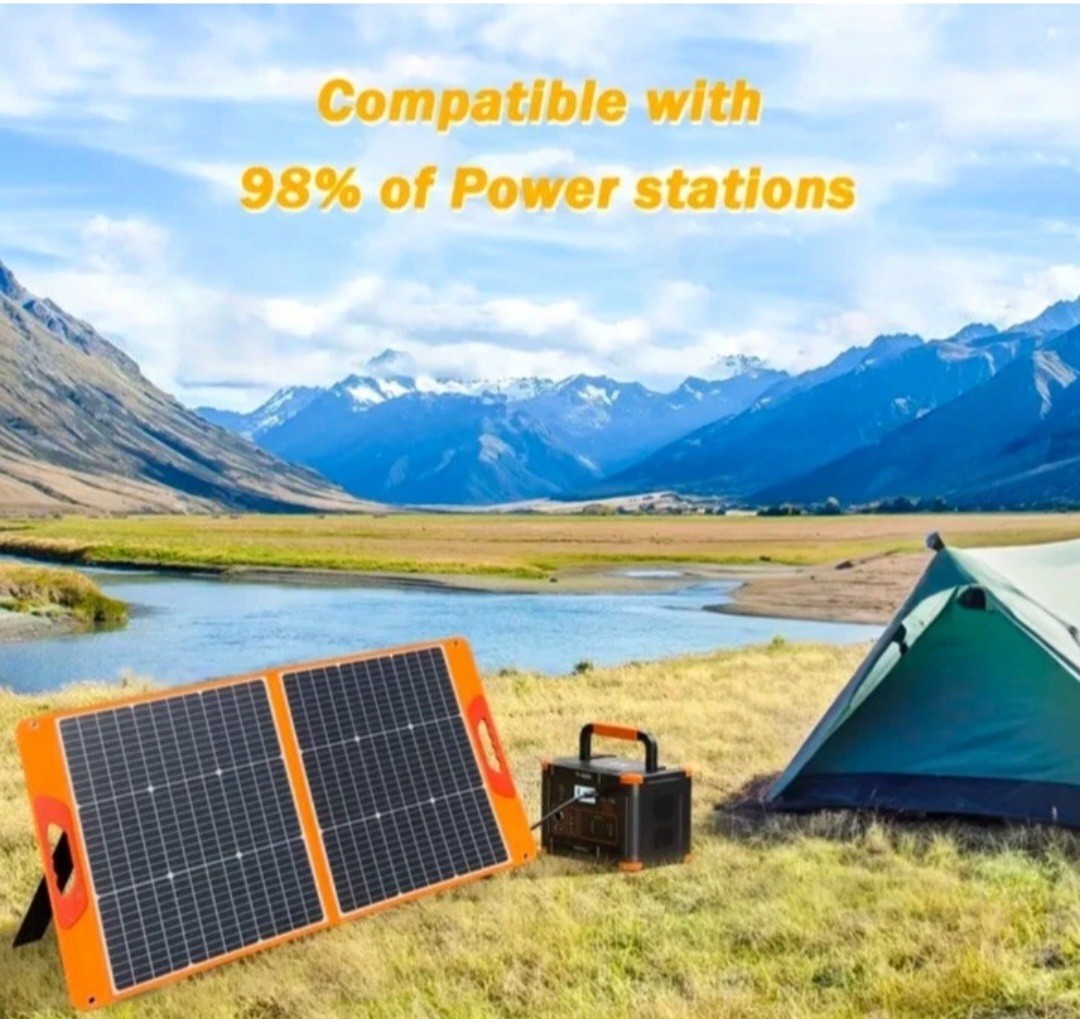 EL Solar 120W 18v Solar Panel – SP100BK1 Detachable Panels