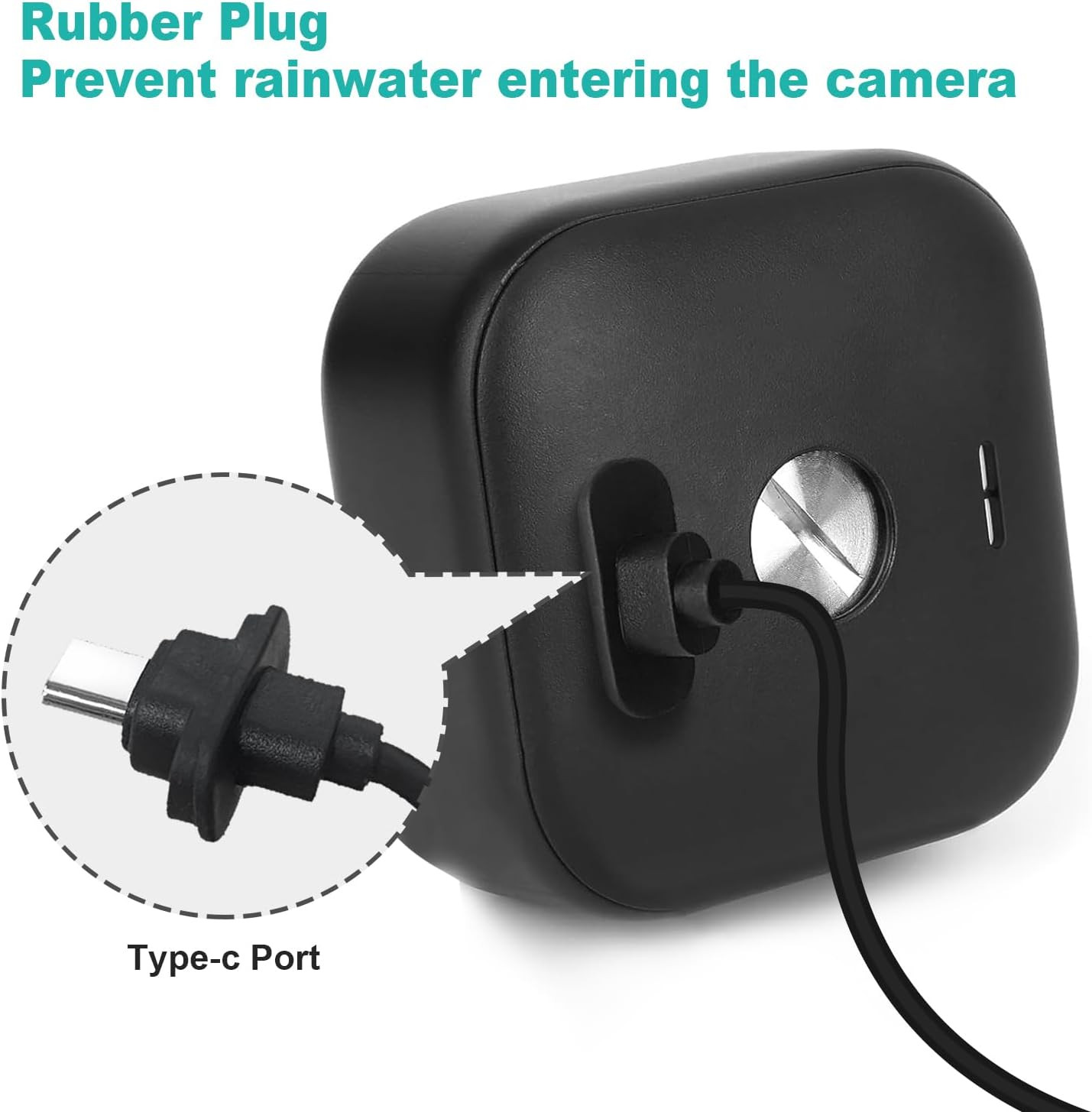 Solar Panel for Blink Camera, Solar Panel 4W Compatible with Blink Outdoor 4 (4T