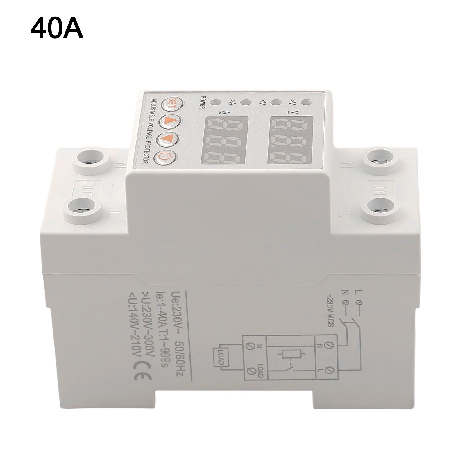 Easy Install Rail Type Overvoltage and Undervoltage Protection Solution