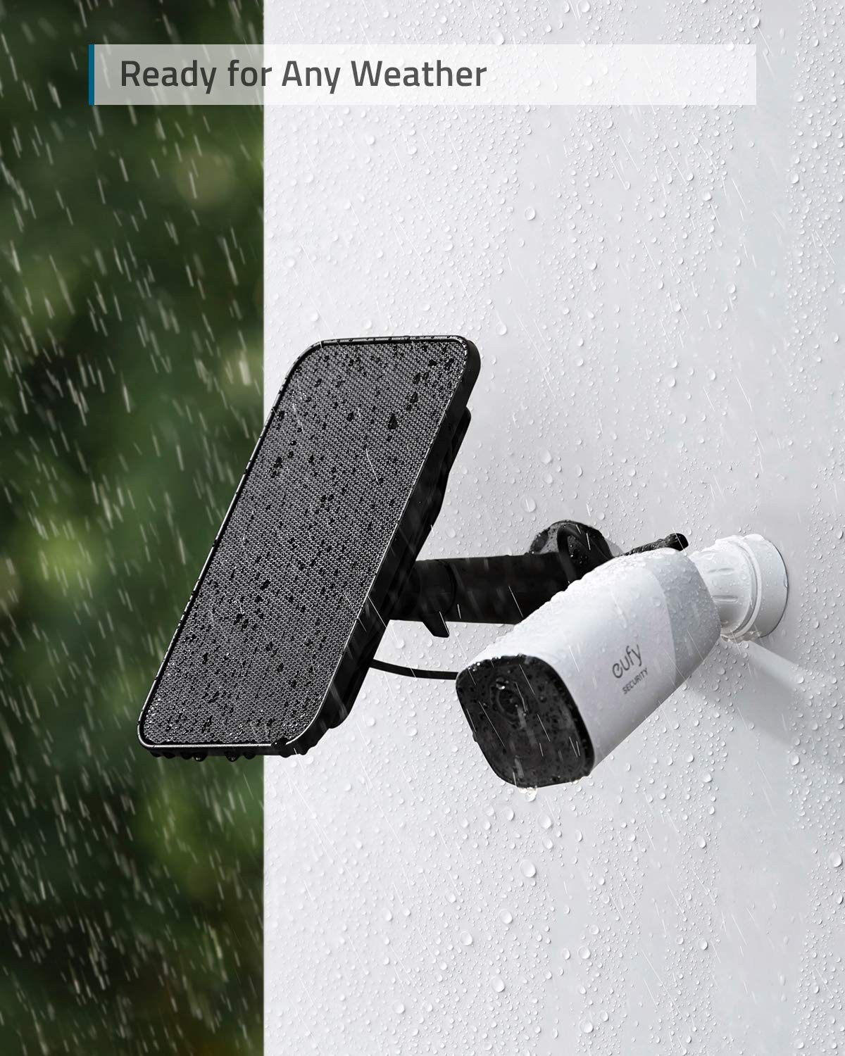 eufy Security Certified eufyCam Solar Panel, Compatible with eufyCam, Continuous