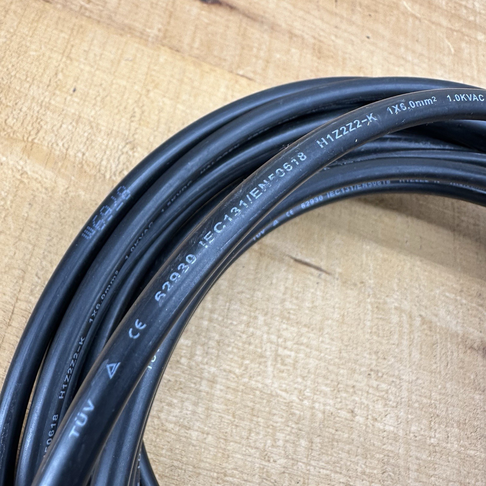Sunkean 6mm² Solar Cable 62930 IEC 131 H1Z2Z2-K – Black PV Low Smoke