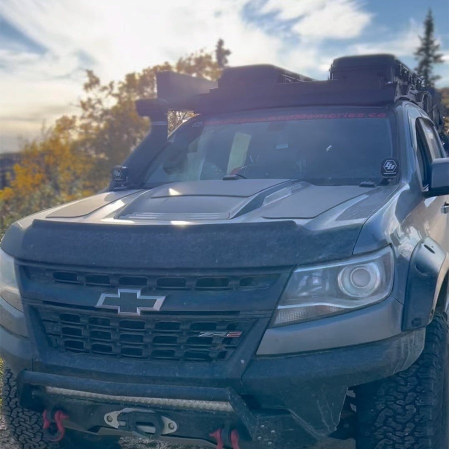 Keep Lensun 85W(25+30+25) Hood Flexible Solar Panel for Chevrolet Colorado ZR2