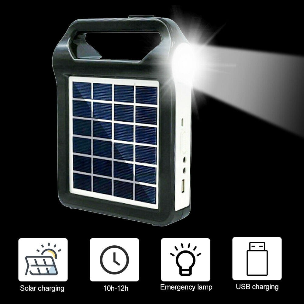 Portable Power Station Solar Generator Panel Power Bank Outlet Camping Emergency