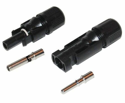 5-100Pairs Solar Panel Cable Wire Connectors Kit Male& Female Waterproof Adapter