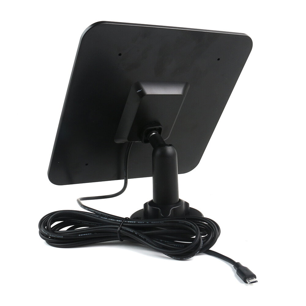 10ft Charging Cable 4W 5V Solar Panel Charger for Ring Video Doorbell 2/3/3+/4